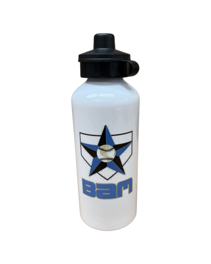 Bam White Aluminum Water Bottle