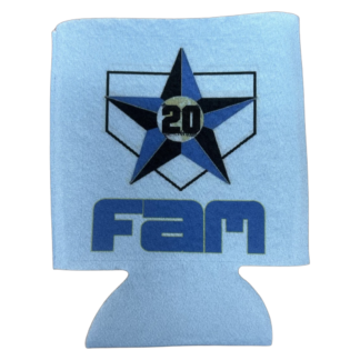 Fam Teal Koozie With Player Number