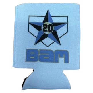 Bam Teal Koozie With Player Number