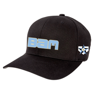 Bam Adult Unisex Wooly 6-Panel Cap 4 Color Choices Fitted